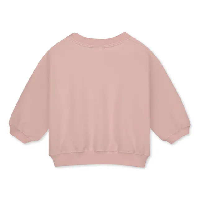 Mini organic cotton sweatshirt | Pink