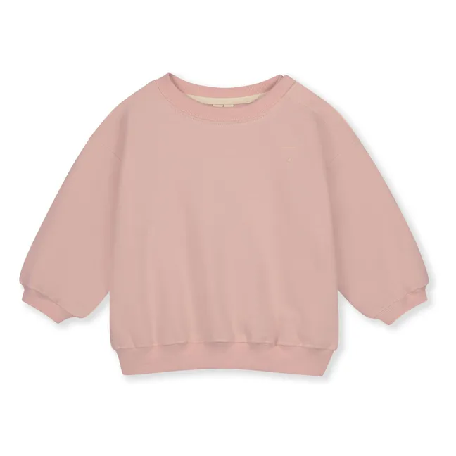 Mini organic cotton sweatshirt | Pink