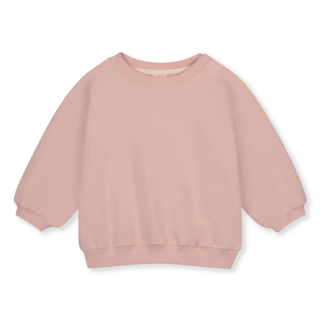 Mini sudadera de algodón orgánico | Rosa