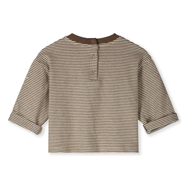 T-shirt Coton Bio | Brun kaki