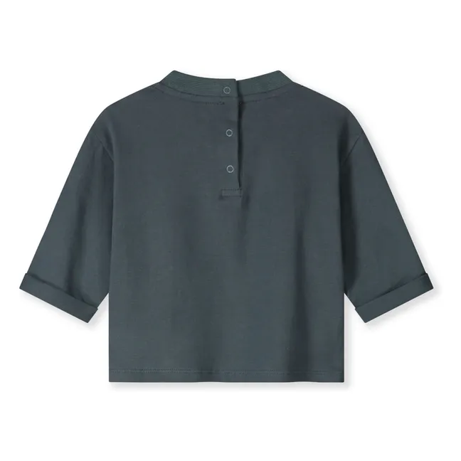 T-shirt Coton Bio | Bleu gris