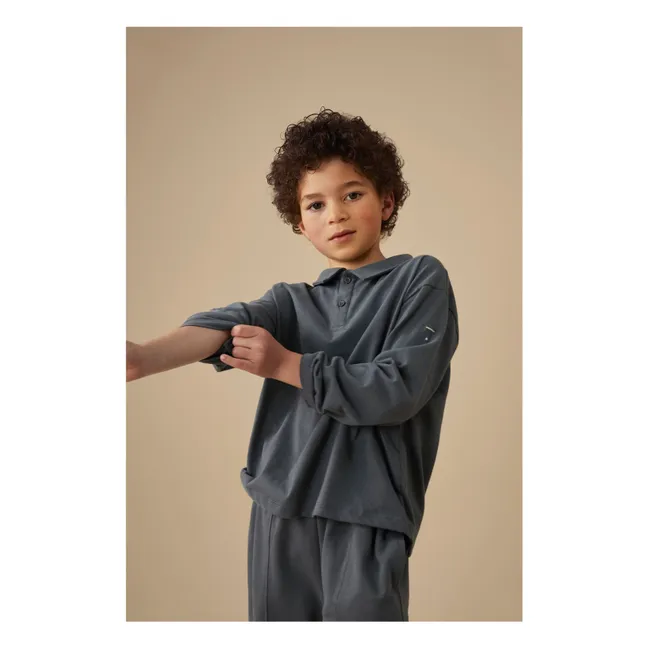 Polo in cotone biologico | Blu