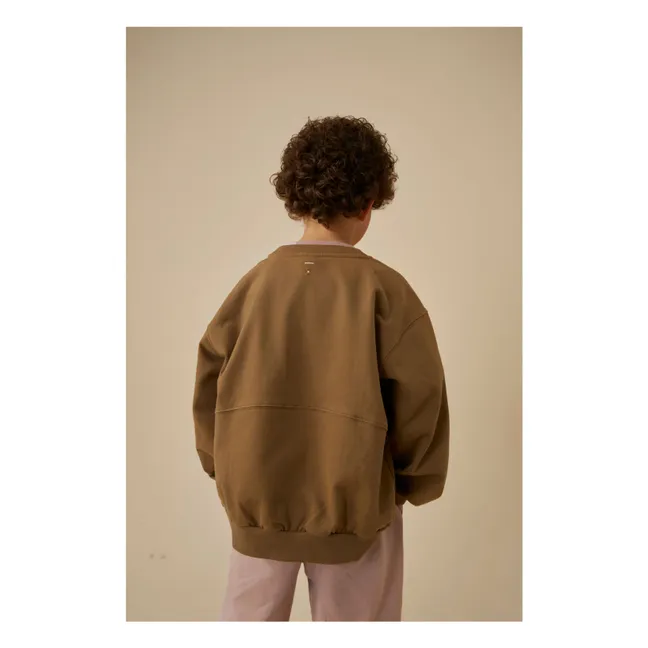 Bomber Coton Bio | Brun kaki