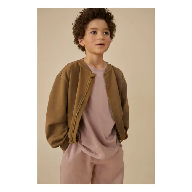 Bomber Coton Bio | Brun kaki
