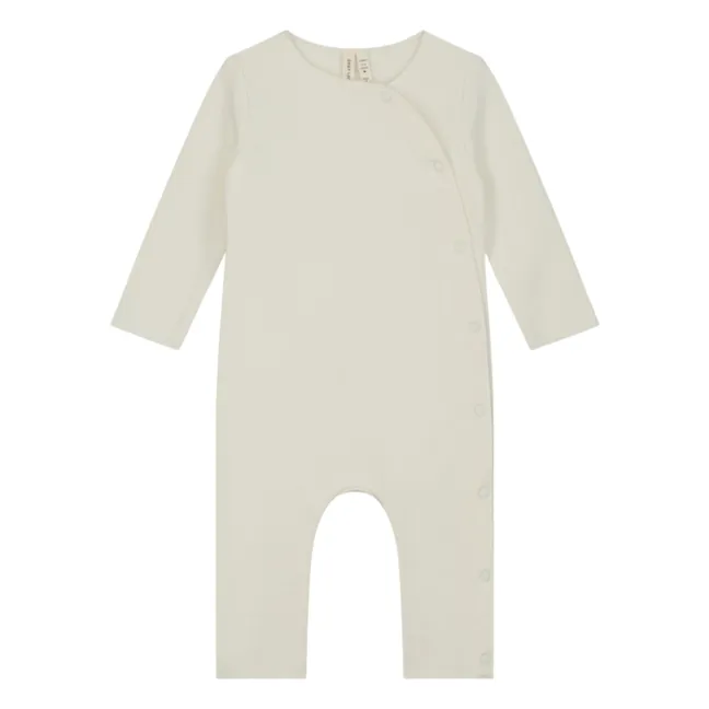 Organic cotton jumpsuit | Cream