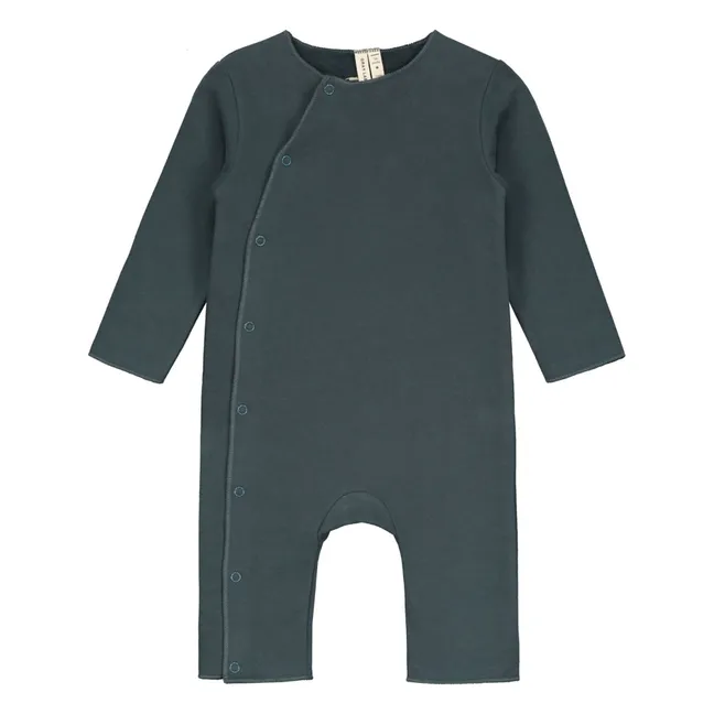 Pijama de algodón ecológico | Azul Gris