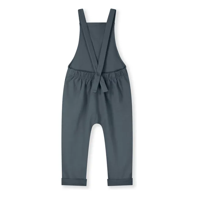 Salopette Coton Bio | Bleu gris