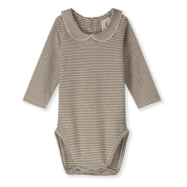 Body Coton Bio | Brun kaki