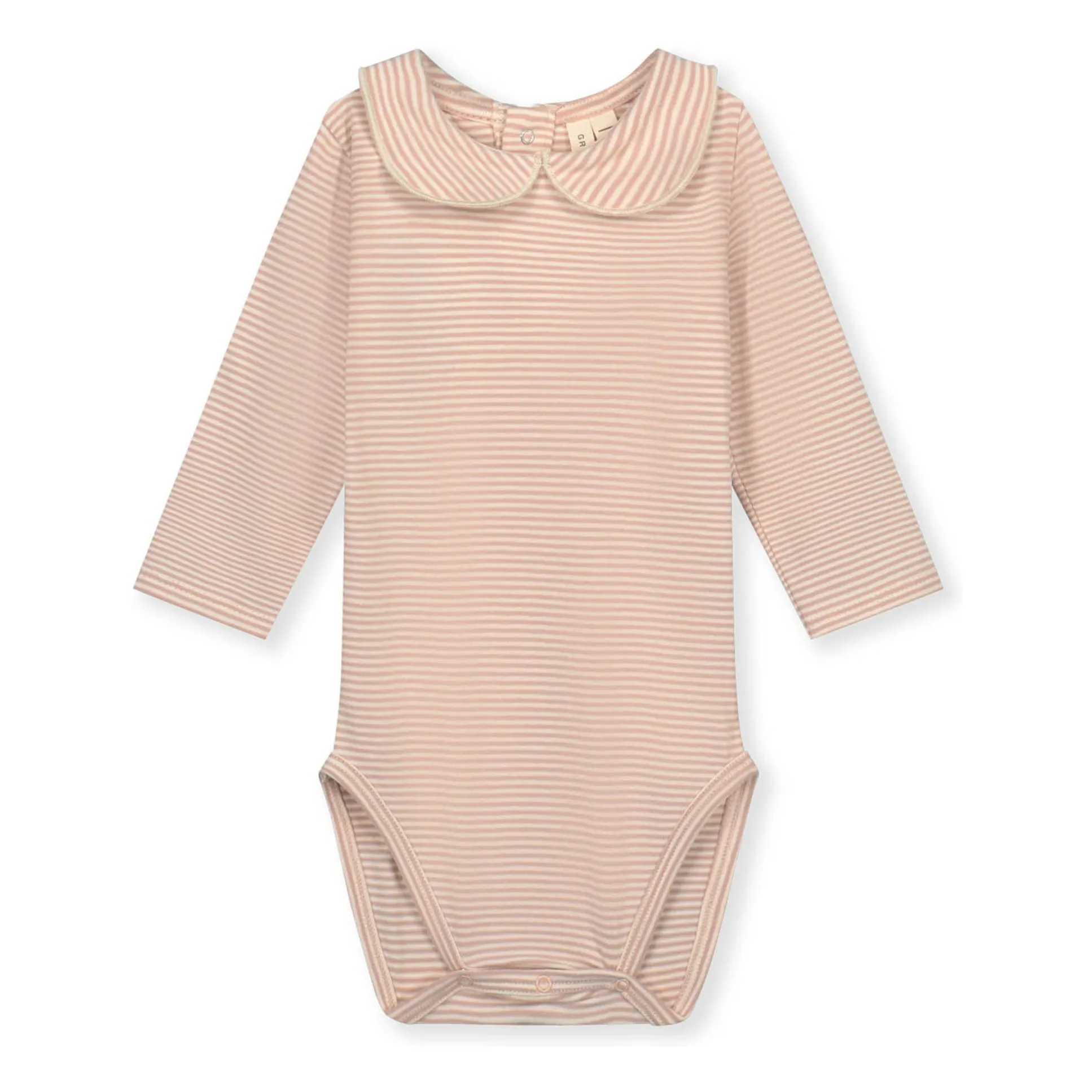 Gray Label Pale Pink Organic Cotton Bodysuit