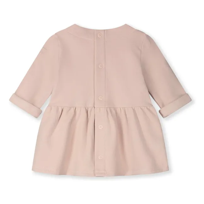 Organic Cotton Mini Dress | Pink