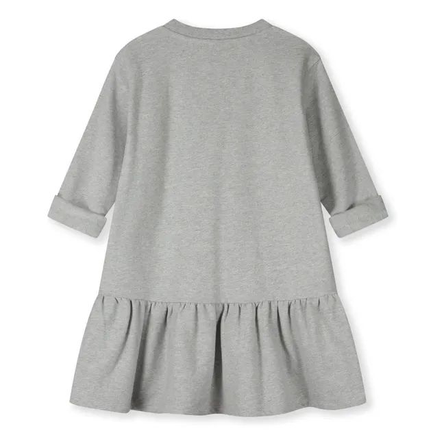 Abito in cotone biologico | Grigio