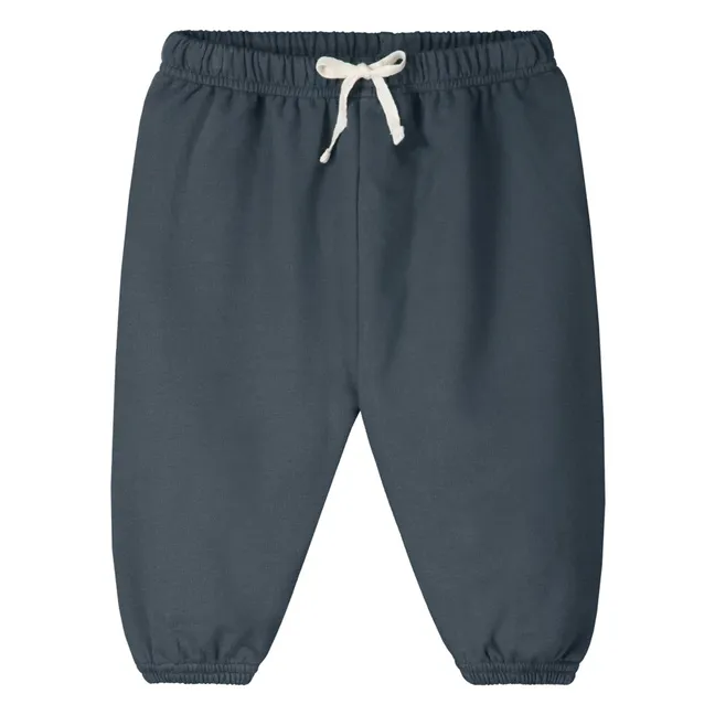 Jogger Mini Coton Bio | Bleu gris