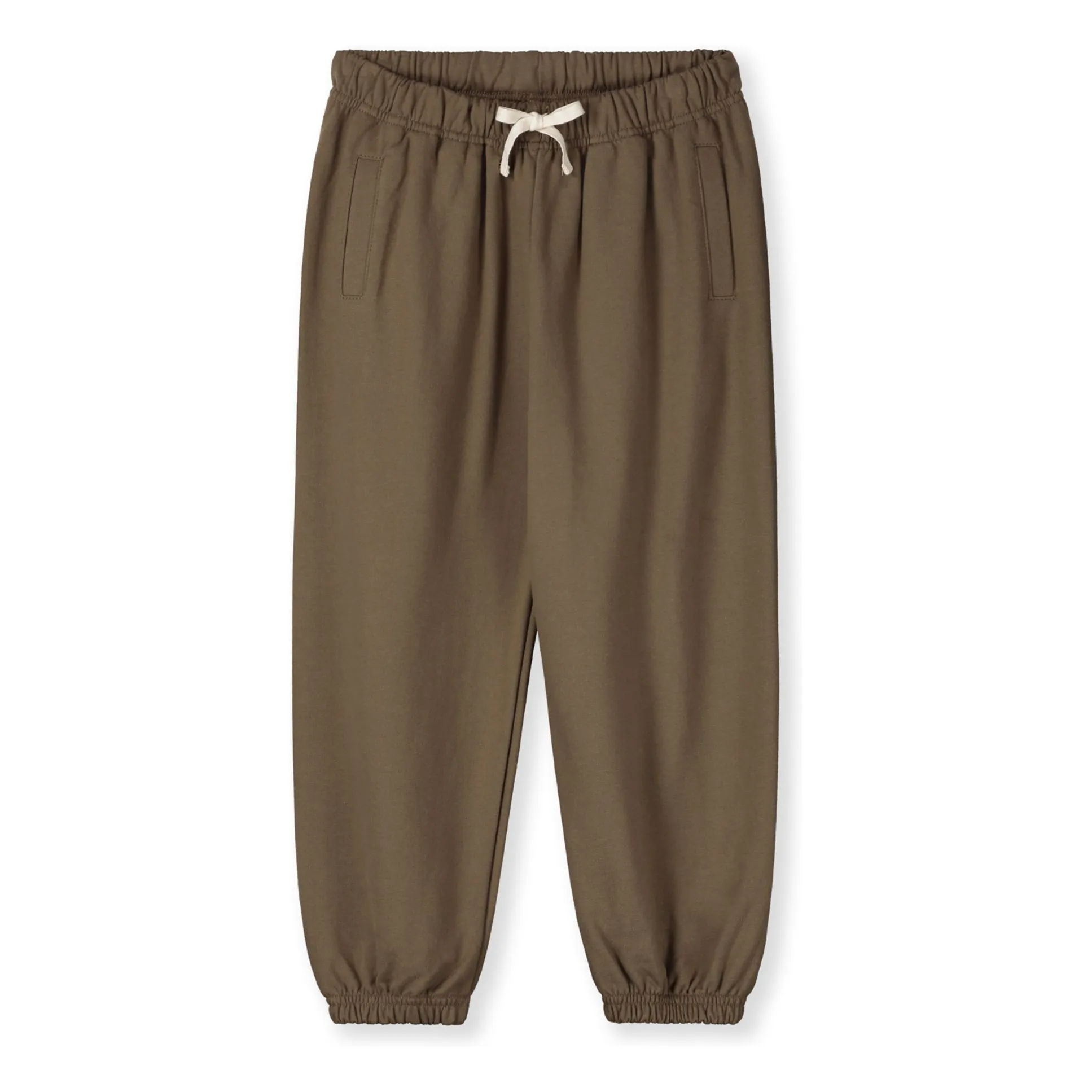 Gray Label Khaki Brown Organic Cotton Joggers