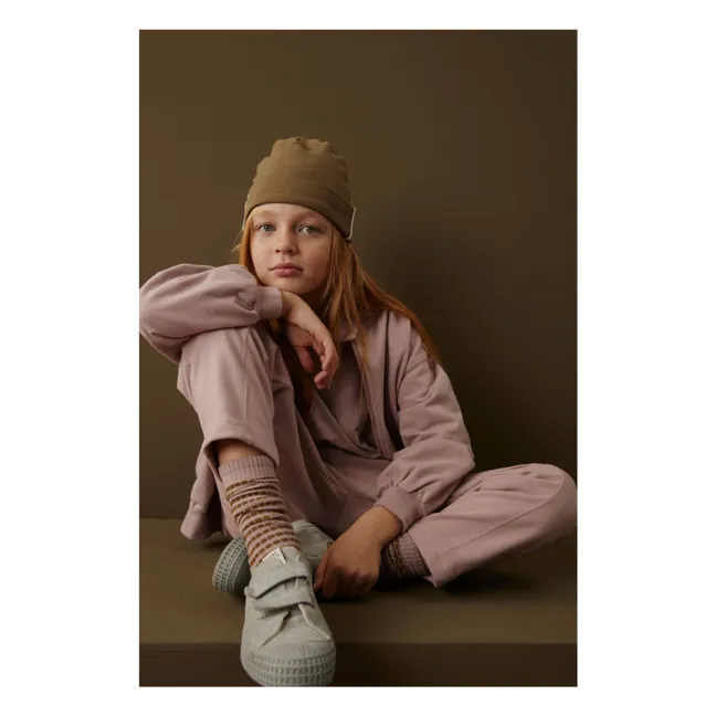 Bonnet Coton Bio | Brun kaki