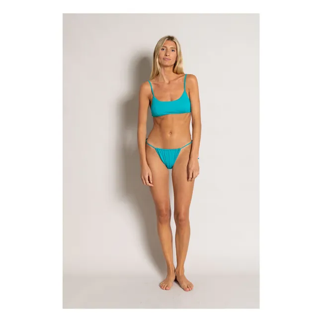 Bas De Maillot De Bain A  Nouer | Bleu turquoise