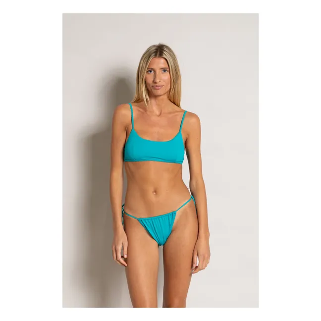 Bas De Maillot De Bain A  Nouer | Bleu turquoise