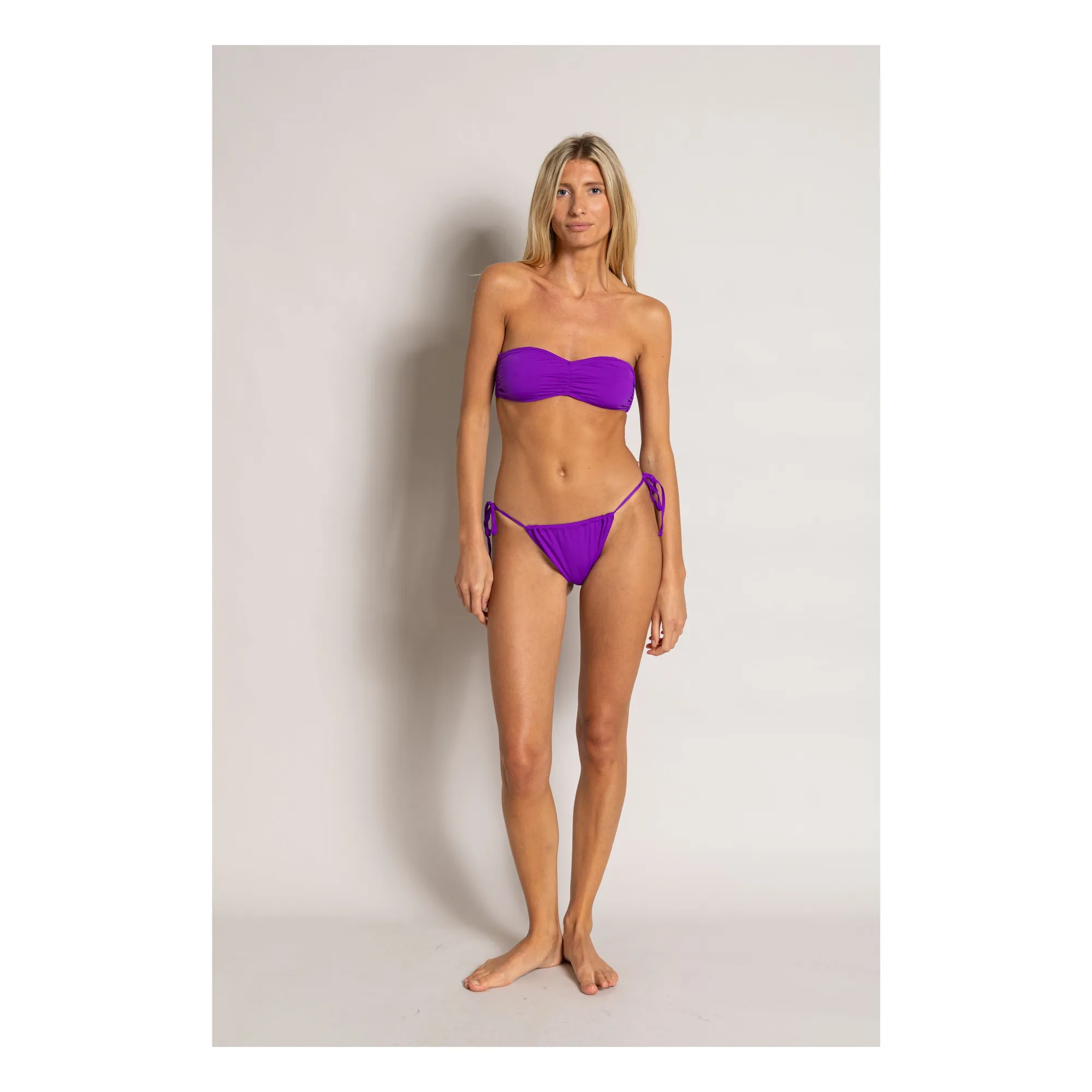 Haut De Maillot De Bain Bandeau | Violet- Image produit n°1