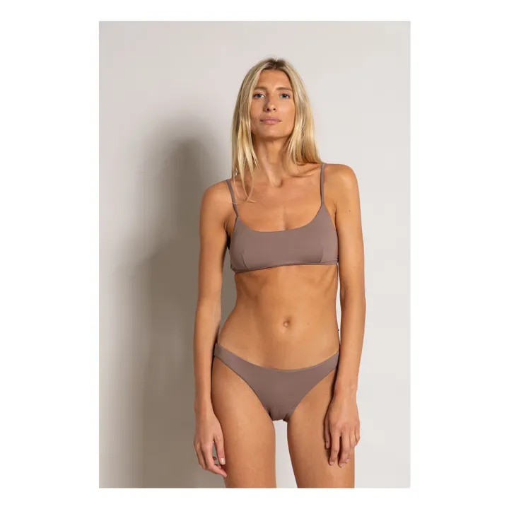 Haut De Maillot De Bain Brassière | Marron glacé- Image produit n°1