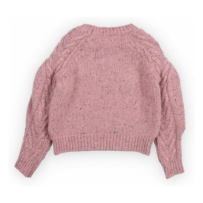 Maria Wool Alpaca Sweater | Pink
