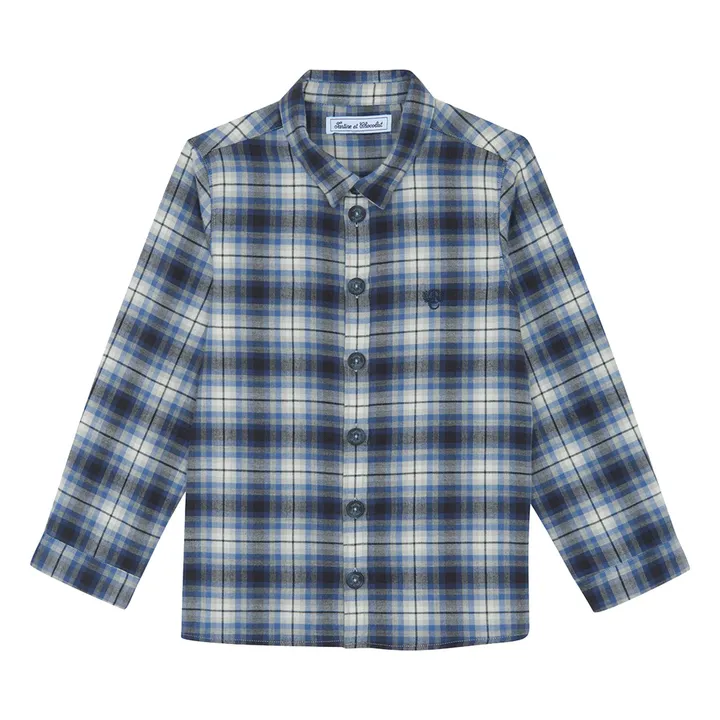 Chemise Carreaux | Bleu- Image produit n°0