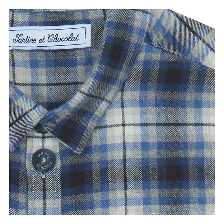Chemise Carreaux | Bleu- Image produit n°2