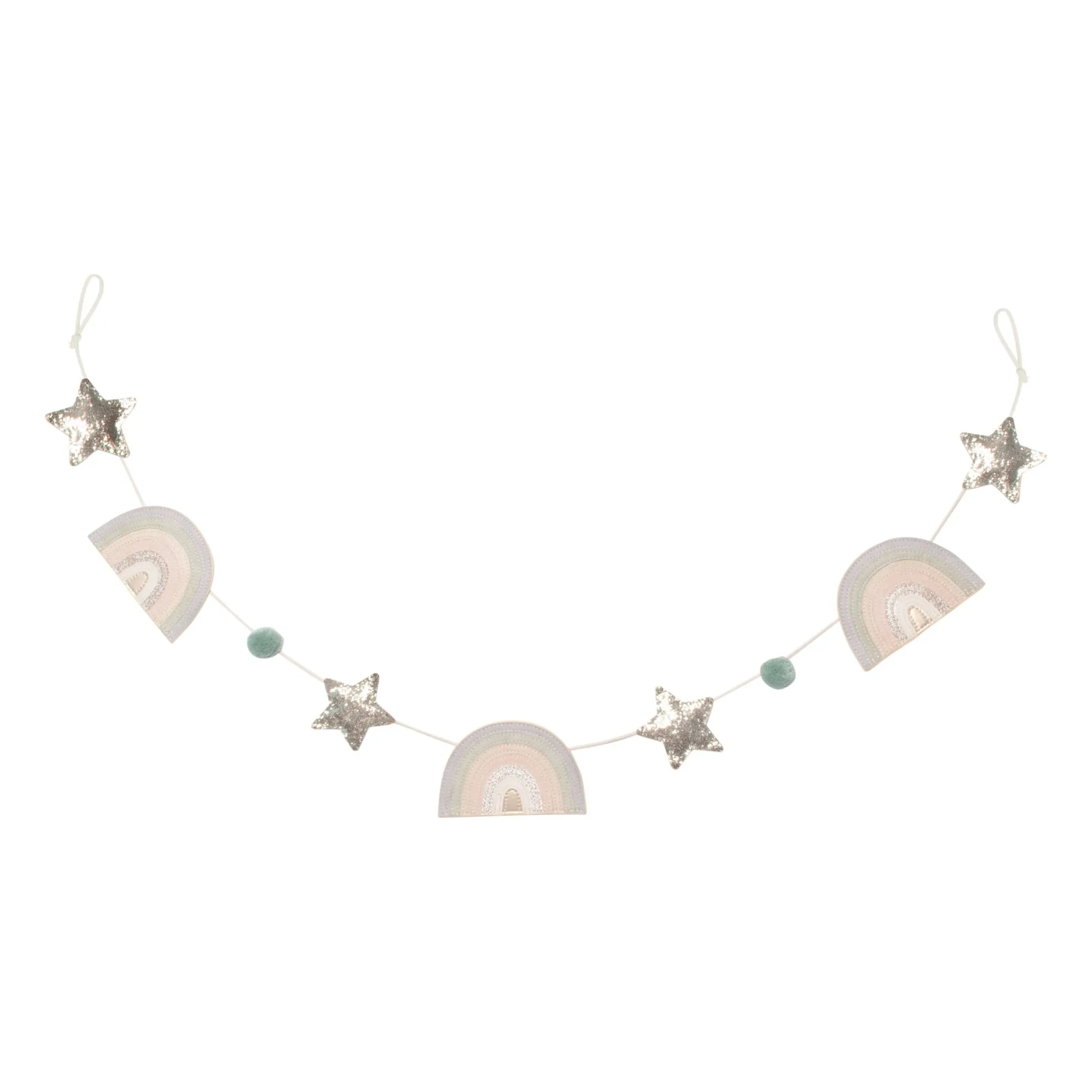 Mimi & Lula Pink Rainbow Garland