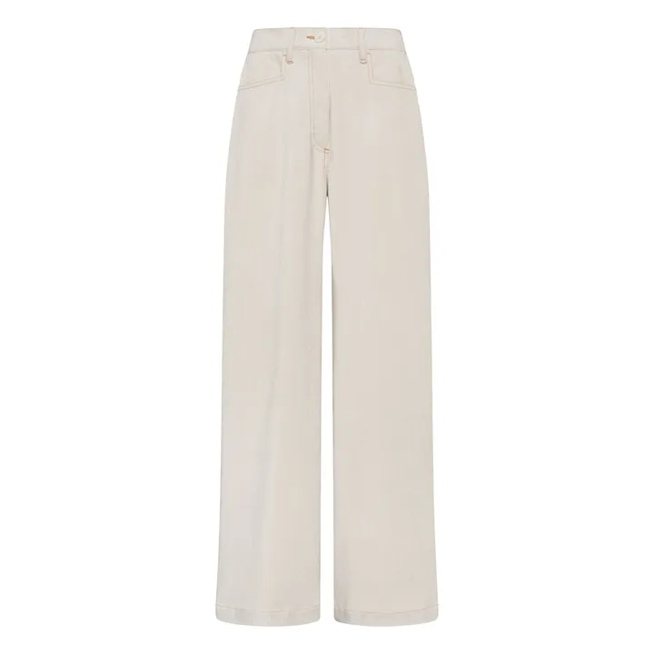 Pantalon Peter Velours Côtelé | Crème- Image produit n°0