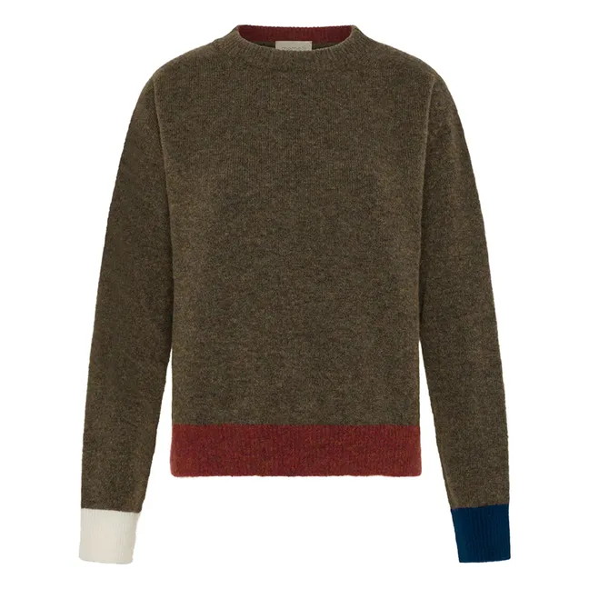 Pull Clover Laine Mérinos | Vert