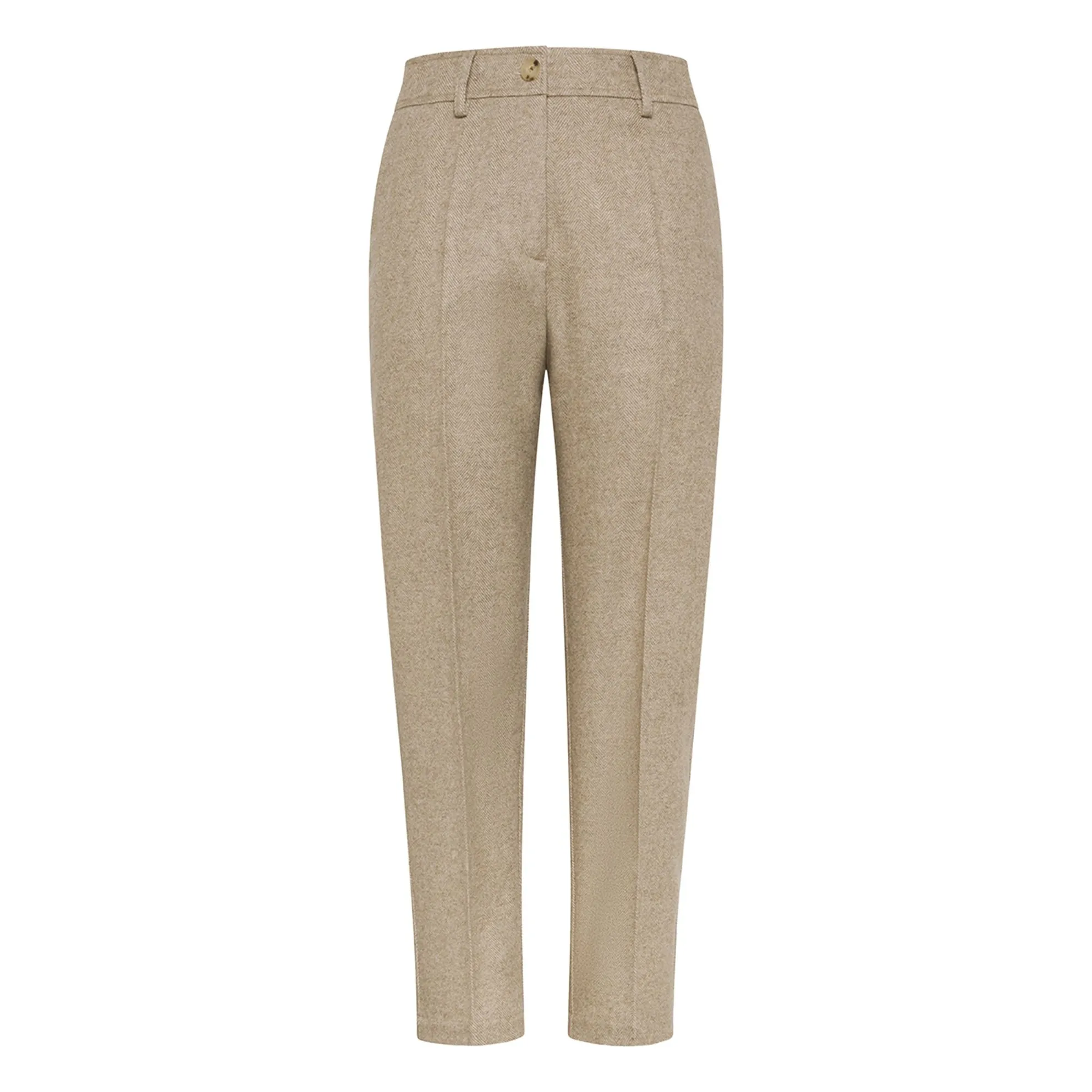 Momoni Beige Matthieu Laine Pants