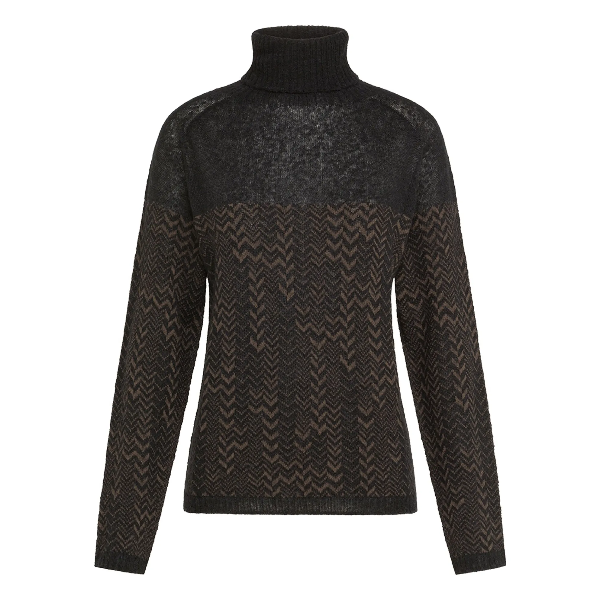 Momoni Brown Twain Alpaca Sweater