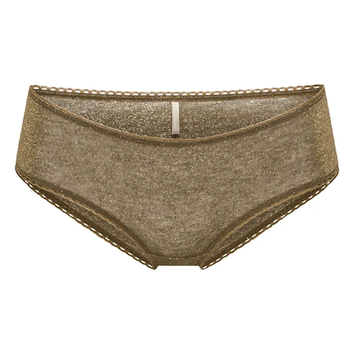 Culotte Amaca Métallisée | Tabac- Image produit n°0