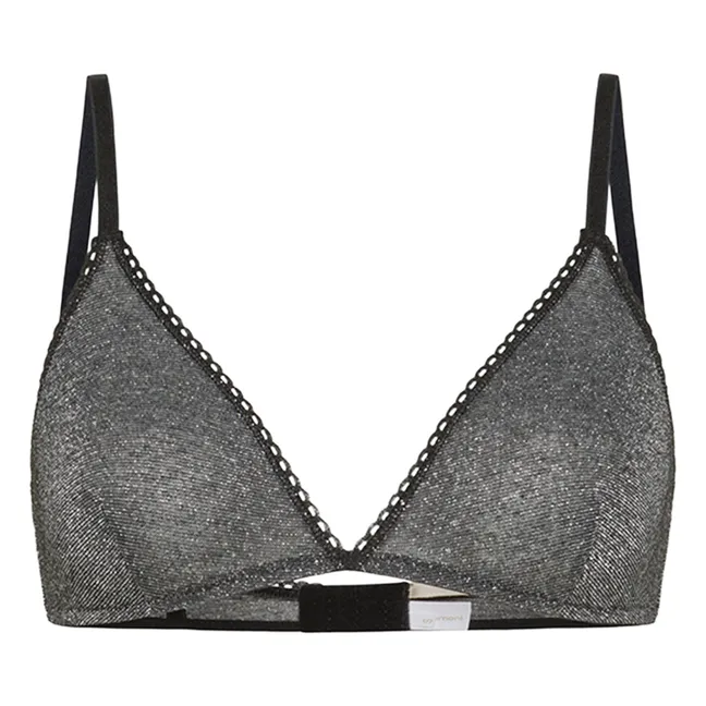 Soutien-gorge Amethist Métallisé | Gris anthracite
