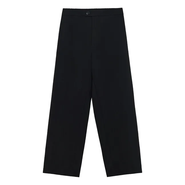 Pantalon New Tailoring Laine Vierge | Noir