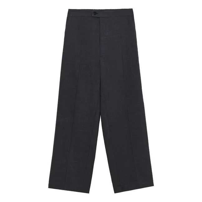 Pantalones Chiné | Gris Antracita