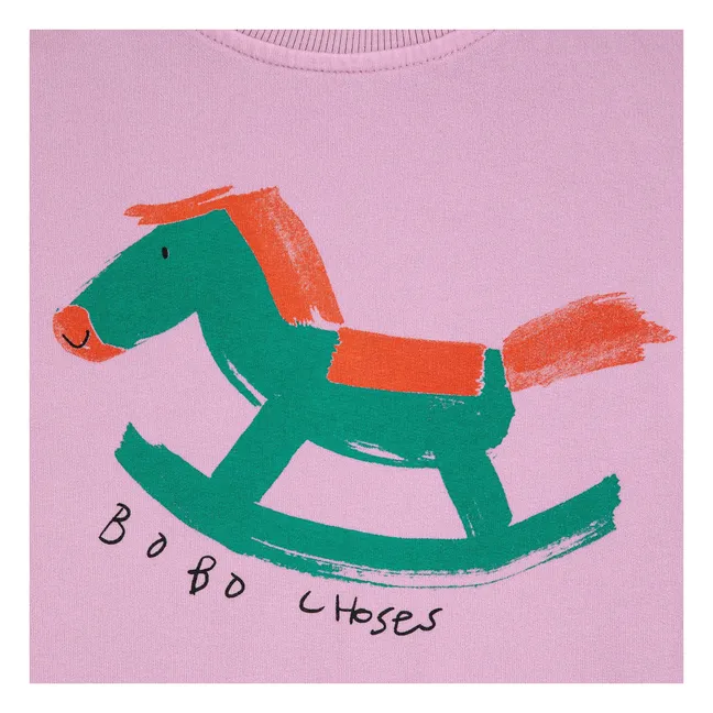 Body Sweat Cheval Coton Bio | 	Lilas