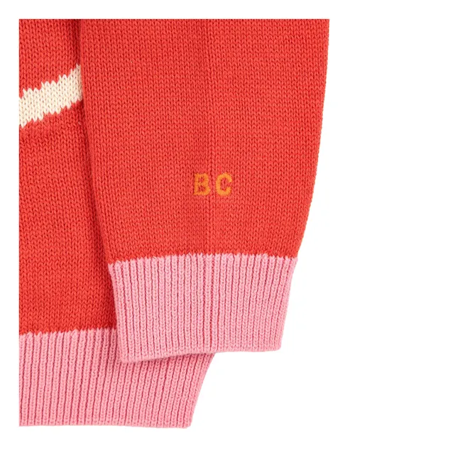 Pull Cheval à Bascule Coton Bio | Rouge