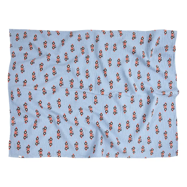 Lot Pyjama Lange et Bavoir Voitures | Bleu