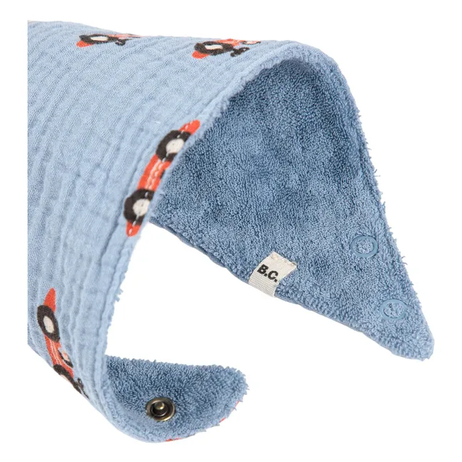 Lot Pyjama Lange et Bavoir Voitures | Bleu