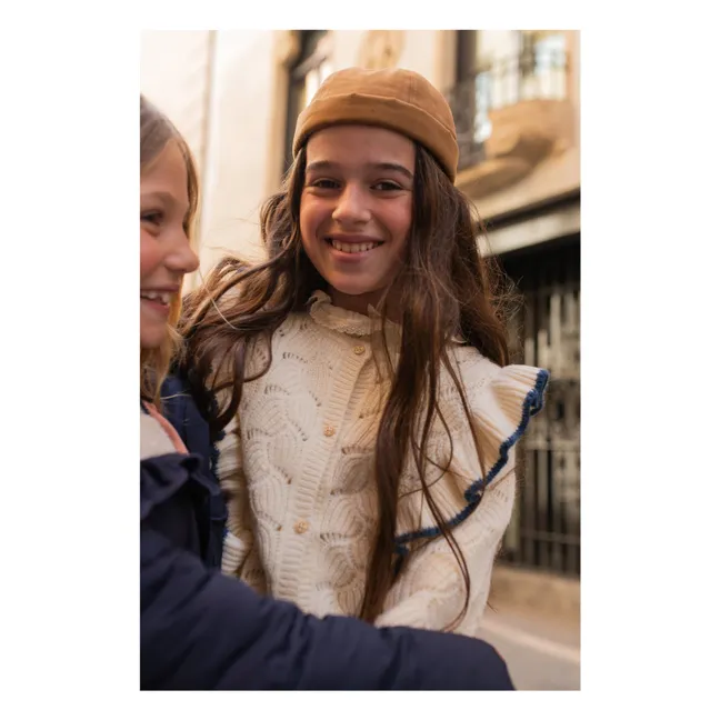 Cardigan Viviana Volants | Crème