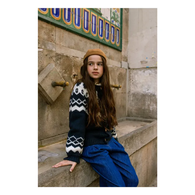 Cardigan Jacqueline | Bleu marine