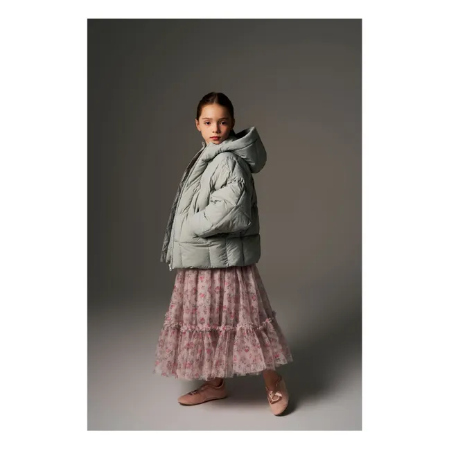 Robe Carolina Fleurie | Rose pâle