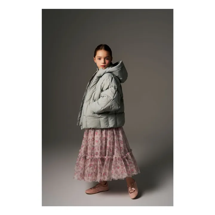 Robe Carolina Fleurie | Rose pâle- Image produit n°8