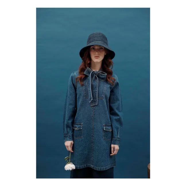 Kleid Colette Denim | Blau