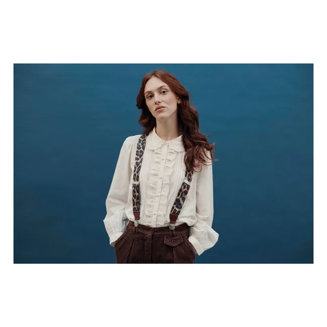 Blouse Charline Brodée | Crème