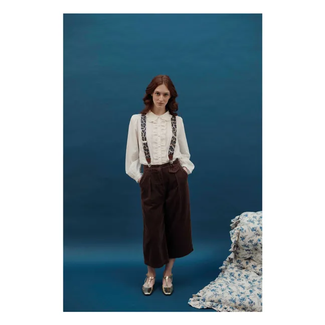 Blouse Charline Brodée | Crème