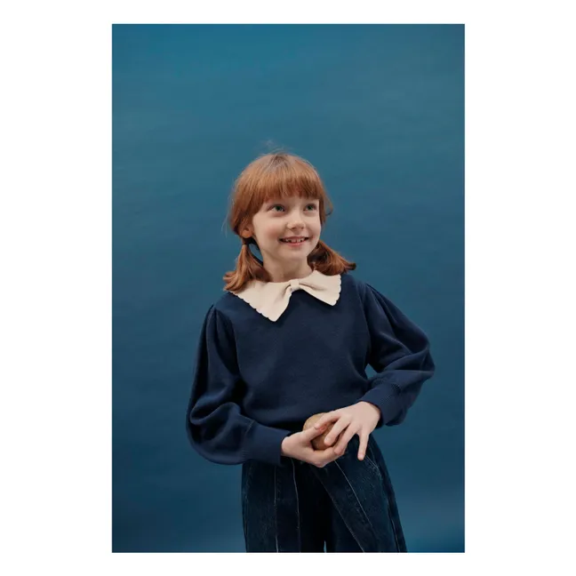 Jean Large Ceinture | Bleu