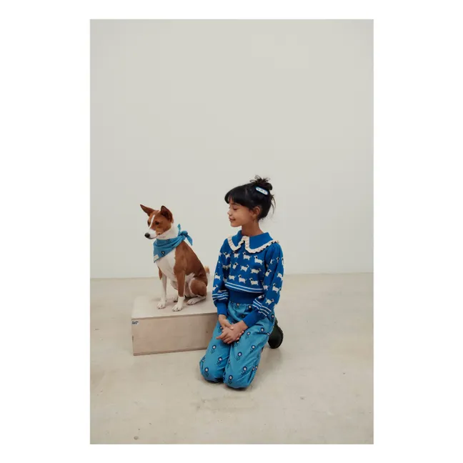 Pull Chiens | Bleu roi