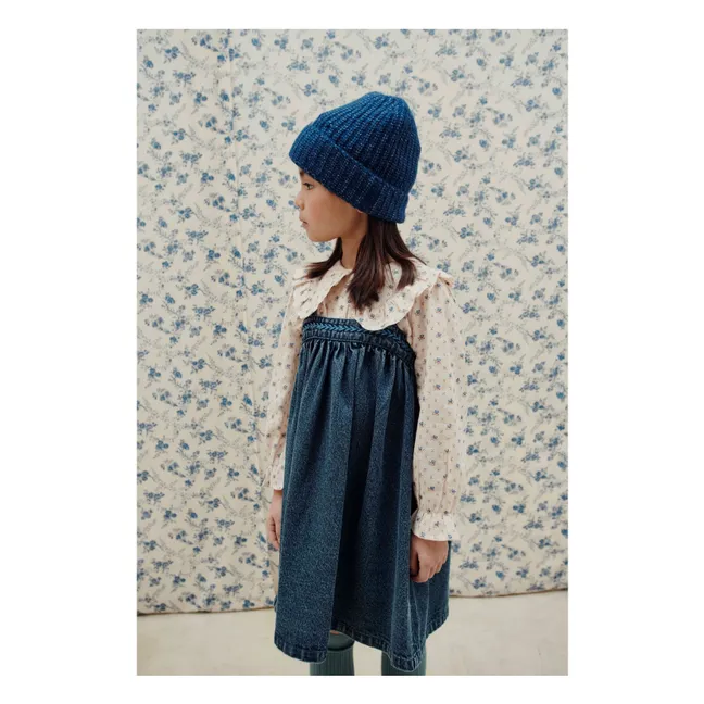 Strapless Jean Dress | Blue