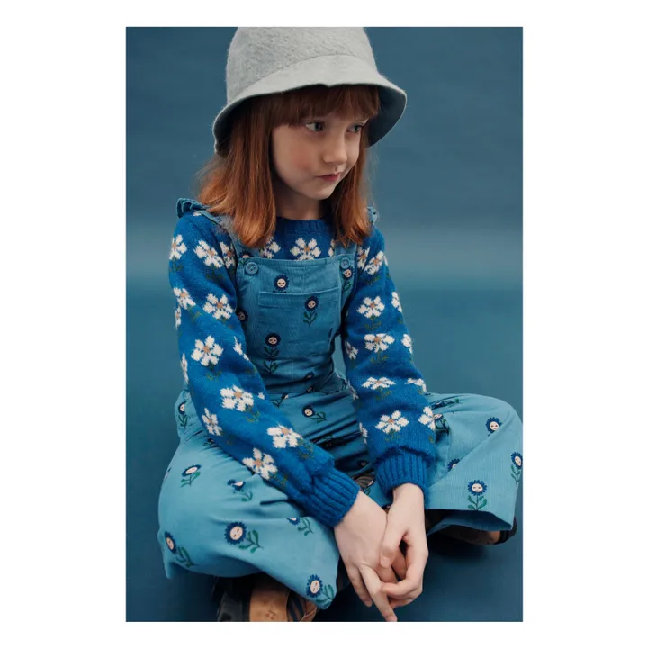 Marguerite Wool Sweater | Royal blue- Product image n°1