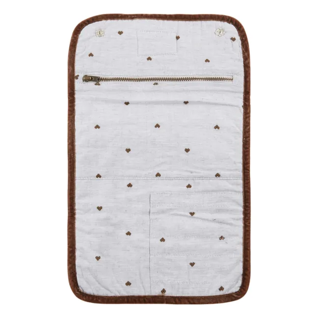 Pochette pour pinceaux de maquillage | Gris